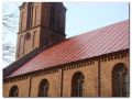 pomalowane pokrycie dachowe kościoła z blachy ocynk 